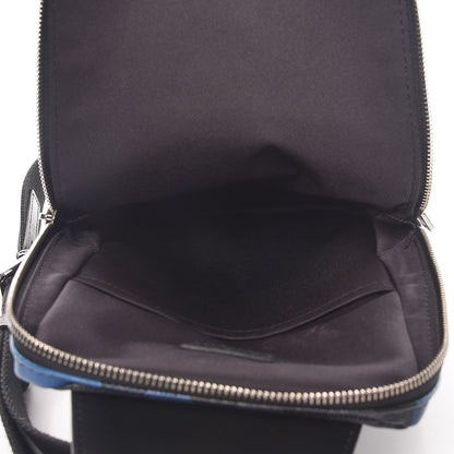 Louis Vuitton Damier Graphite Pixel Avenue Sling Backpack Blue 5 of 12