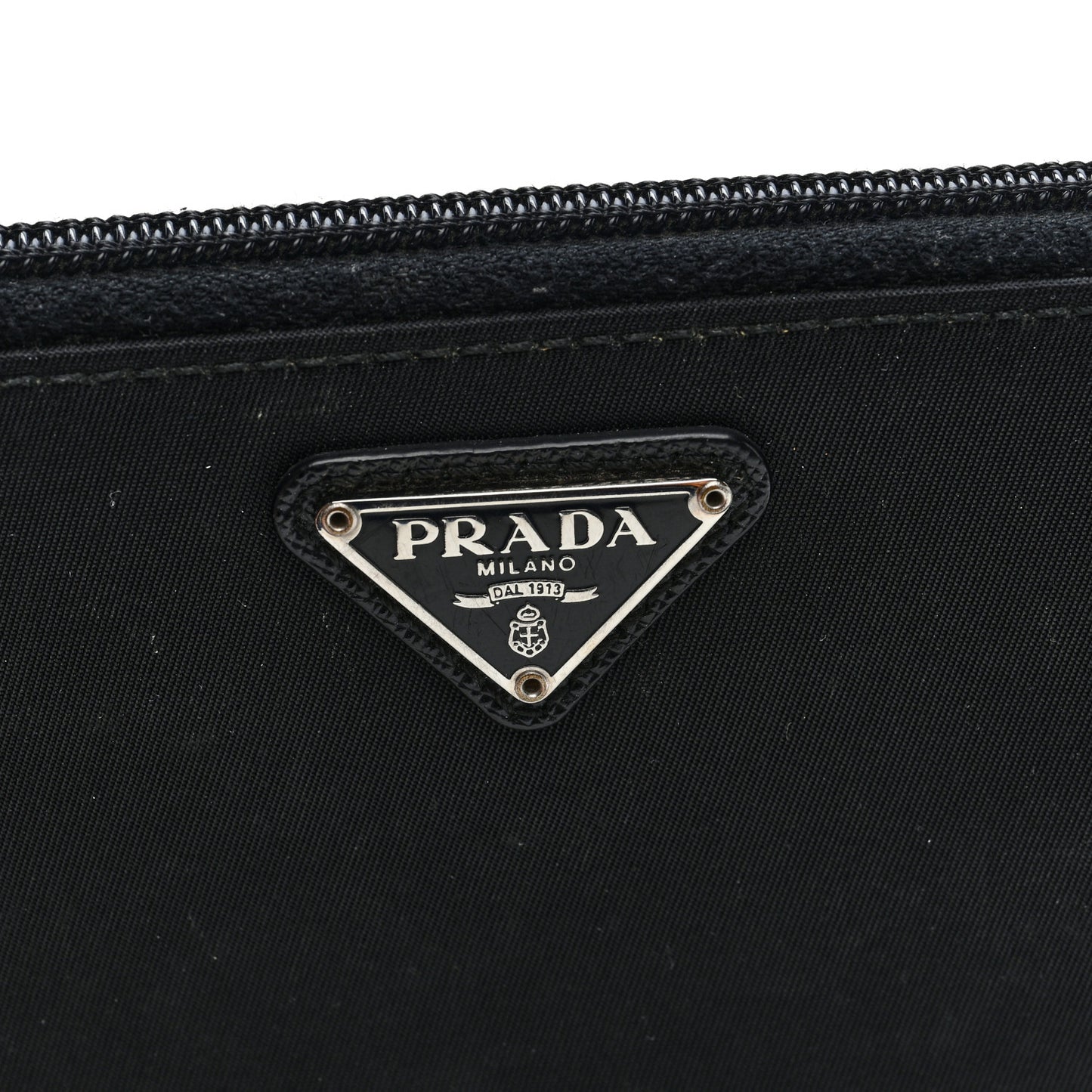Tessuto Nylon Zip Around Wallet Black