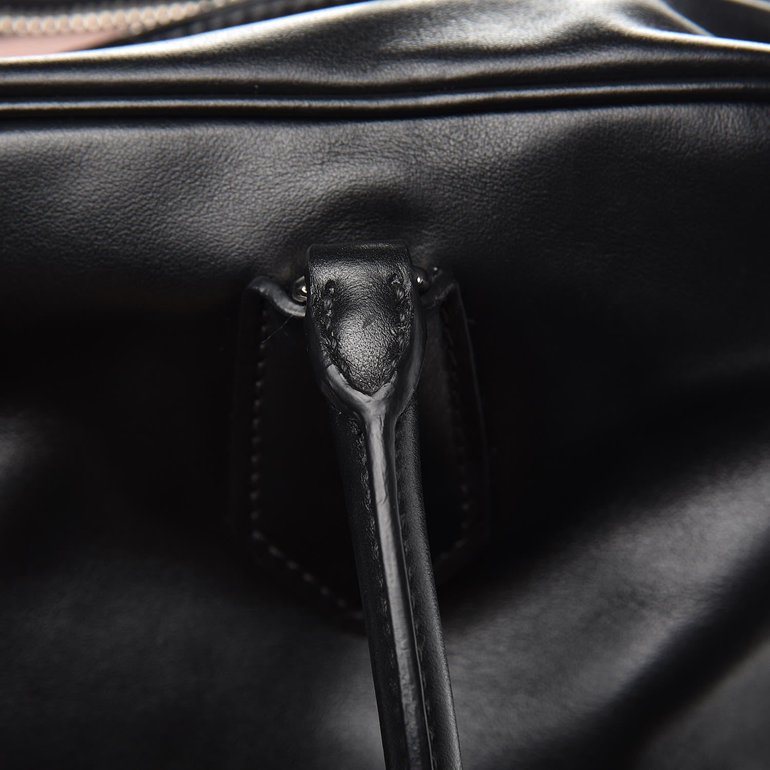 Prada Soft Calf Large Inside Tote Black Mughetto 10 of 13