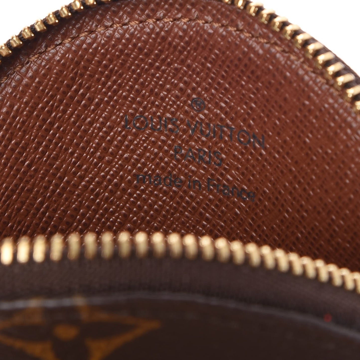 Monogram Round Coin Purse