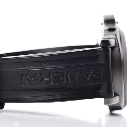 Panerai Stainless Steel PVD Rubber 44mm Luminor Marina Manual Winding Watch Black PAM00004 8 of 10