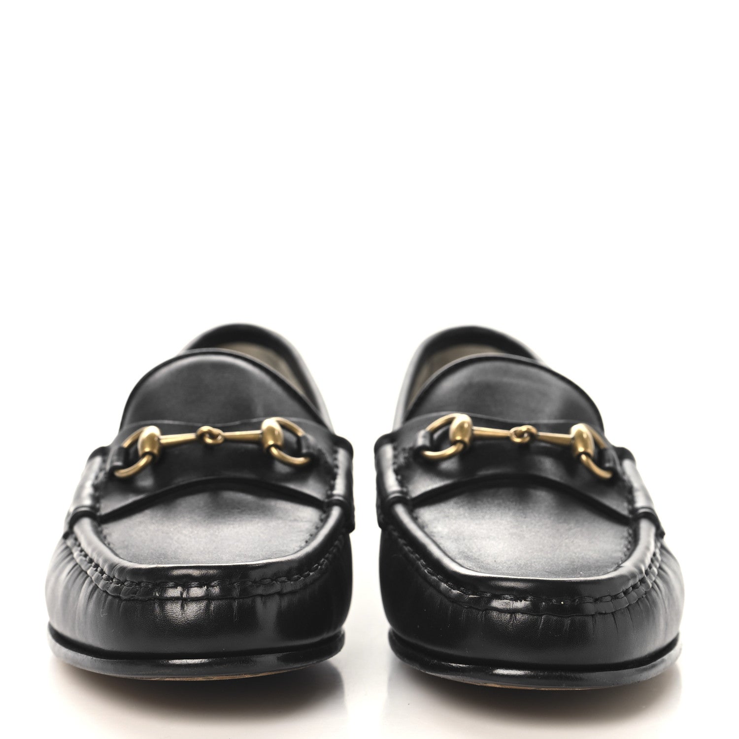 Gucci Calfskin Womens 1953 Horsebit Loafers 36 Black 3 of 8