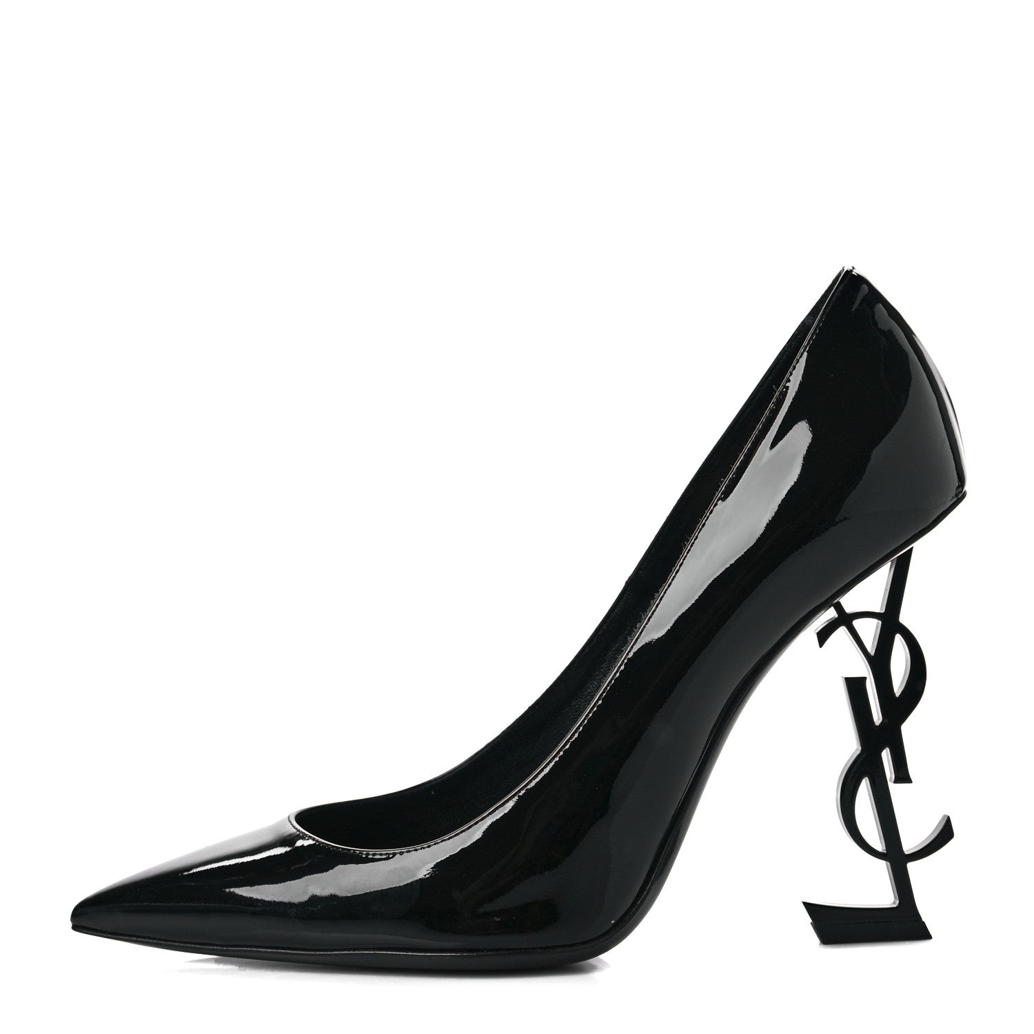 Saint Laurent Patent Opyum 110 Pumps 40.5 Black 1 of 8
