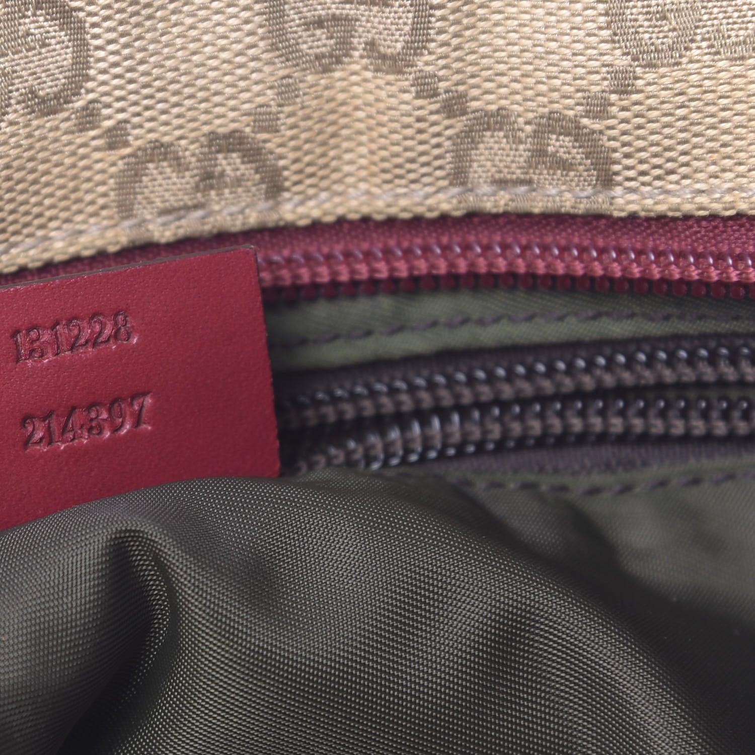 Gucci GG Monogram Small Web Handle Bucket Tote Beige 7 of 11