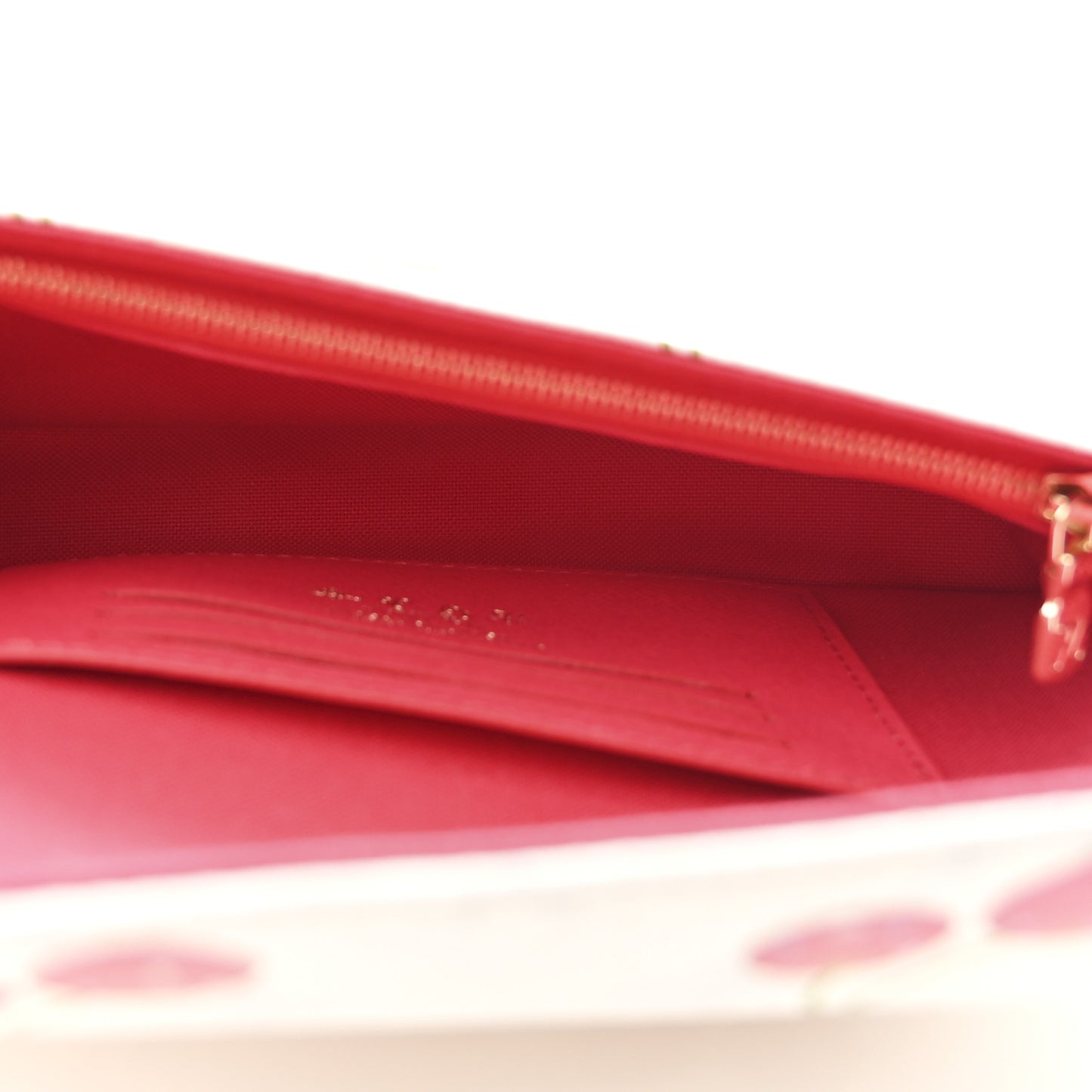 LV X TM Monogram Cerises Ivy Wallet On Chain White