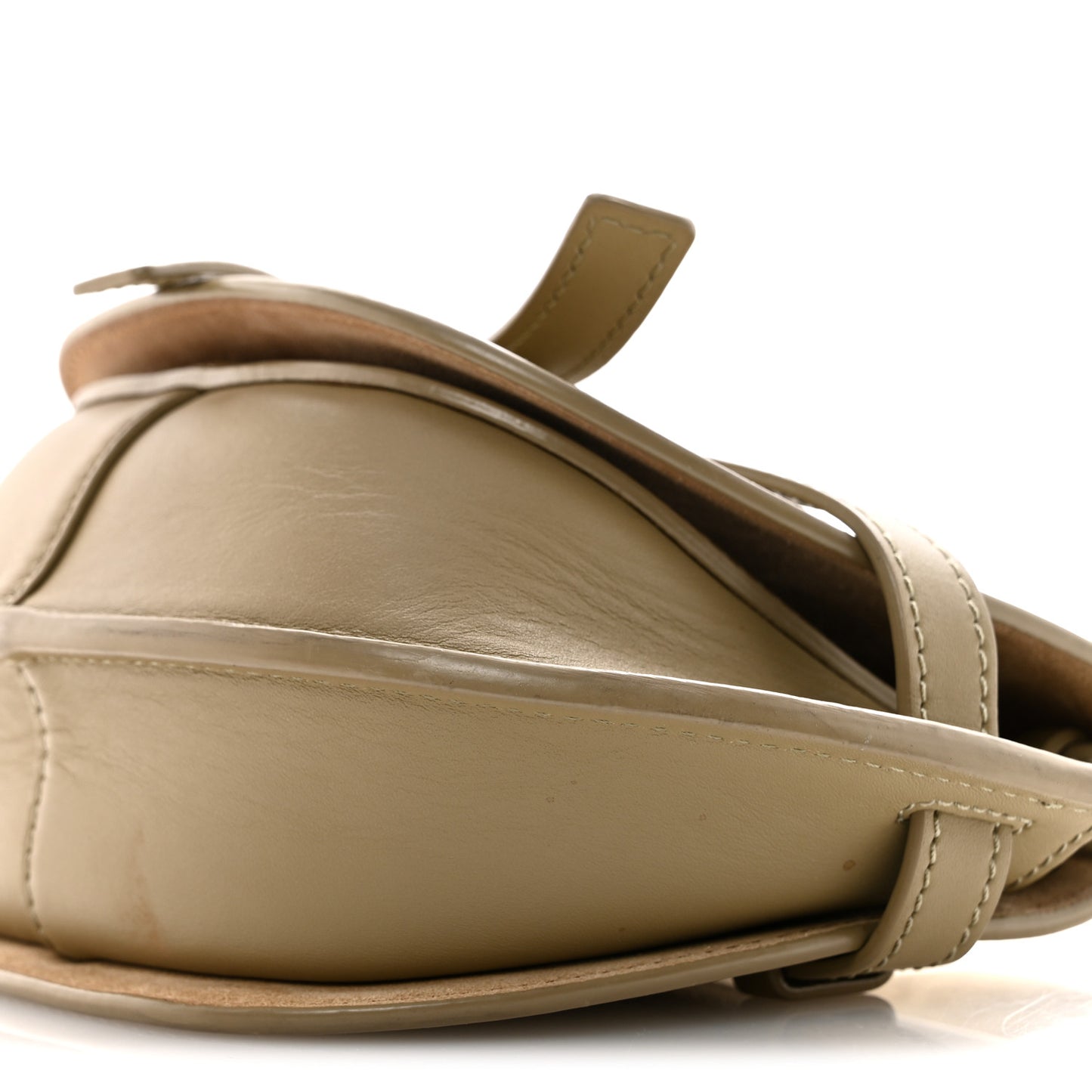 Calfskin Jacquard Mini Gate Dual Bag Butter