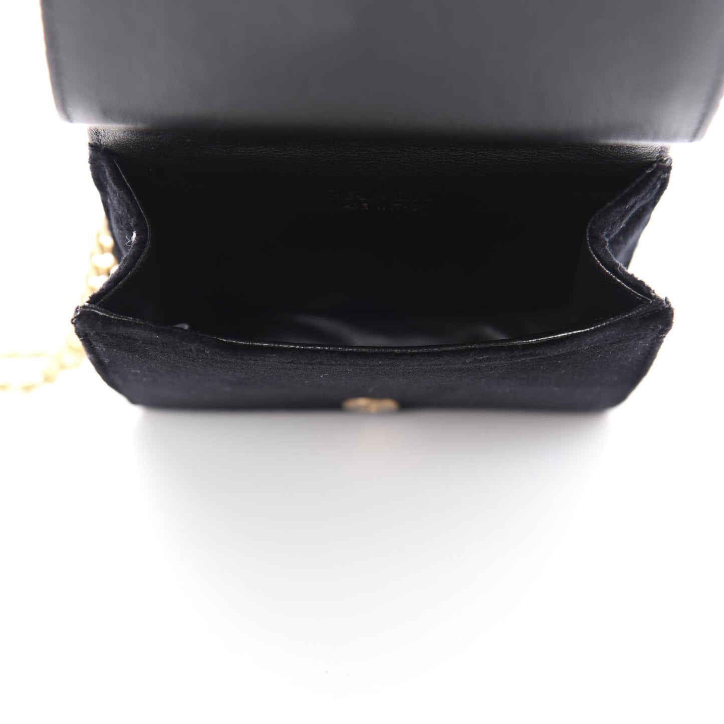 Velluto Micro Cahier Bag Black