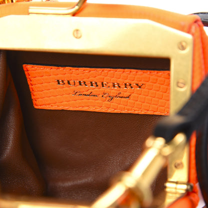 Burberry Lizard Mini Frame Bag Orange 5 of 10