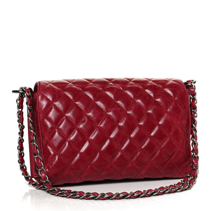 Chanel Glazed Calfskin Quilted Soft Boy Flap Red 3 of 10