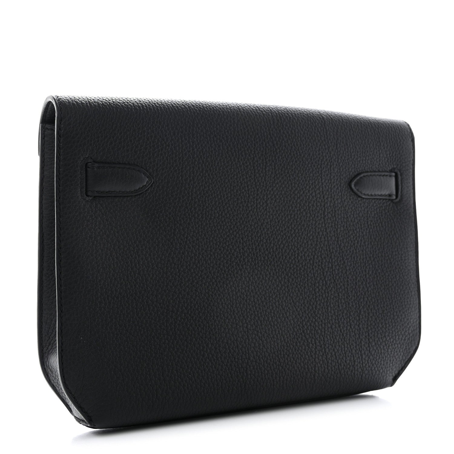 Hermes Togo Kelly Depeches 25 Pouch Black 2 of 10