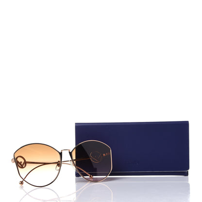 Fendi Metal F is Fendi Sunglasses FF 0335/F/S Gold 8 of 8