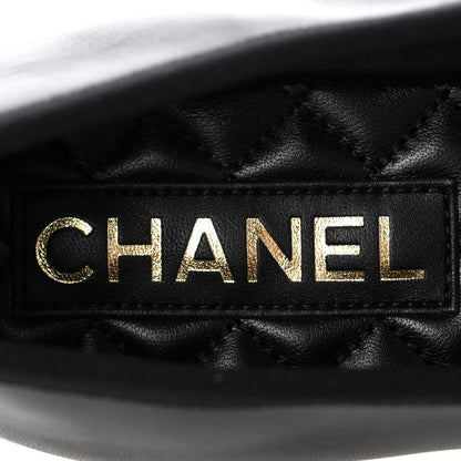 Chanel Lambskin Mary Jane Flats 38.5 Black 8 of 10