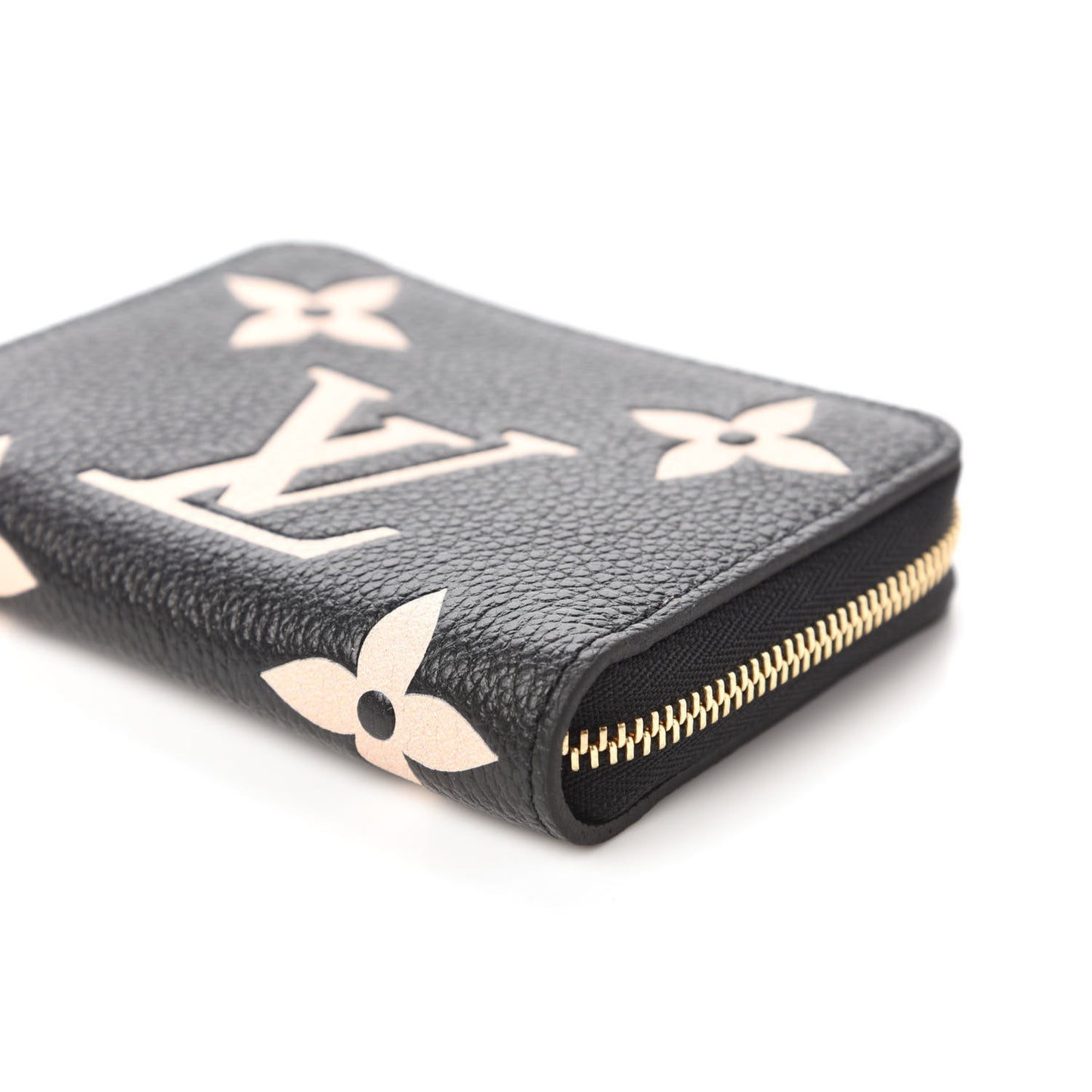 Empreinte Monogram Giant Zippy Coin Purse Black Beige