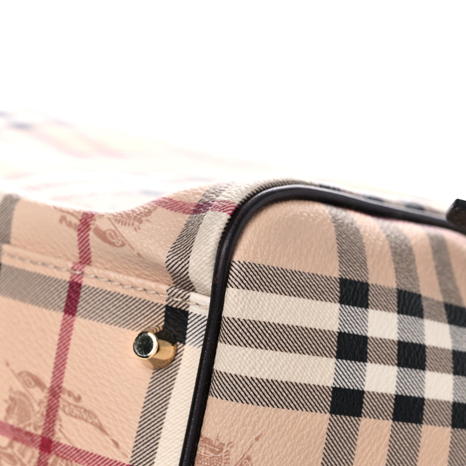 Burberry Haymarket Check Canterbury Tote Chocolate 8 of 15