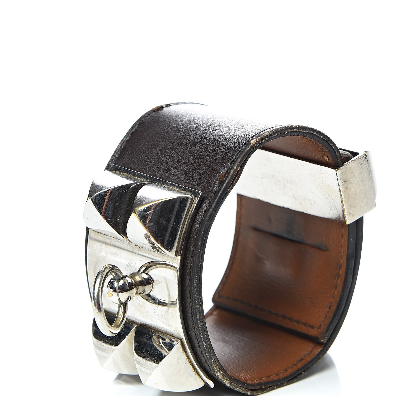 Hermes Chamonix Collier de Chien CDC Bracelet S Chocolate 8 of 11