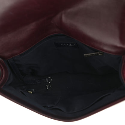 Chanel Velvet Tweed Large Boy Flap Burgundy 5 of 12
