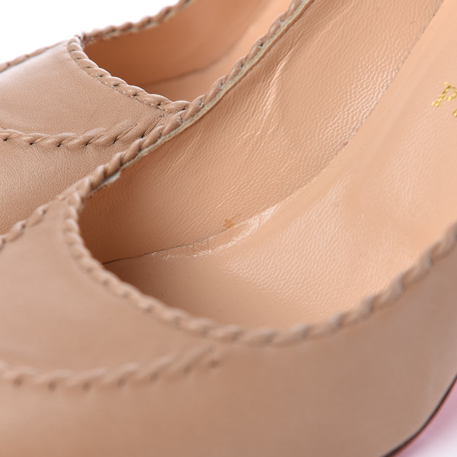 Christian Louboutin Kid Leather 70 Pumps 39.5 Nude 8 of 9