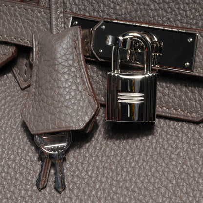 Hermes Togo Birkin 35 Etain 9 of 10