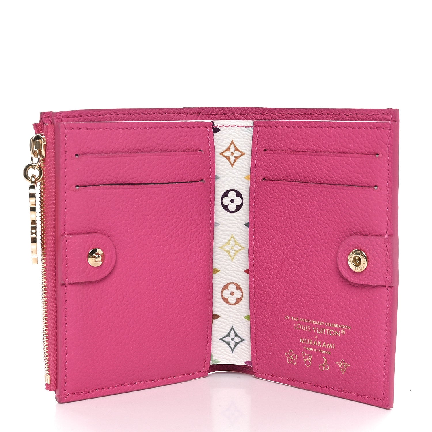 Louis Vuitton X TM Empreinte Monogram Lisa Wallet Kawaii Pink 7 of 8