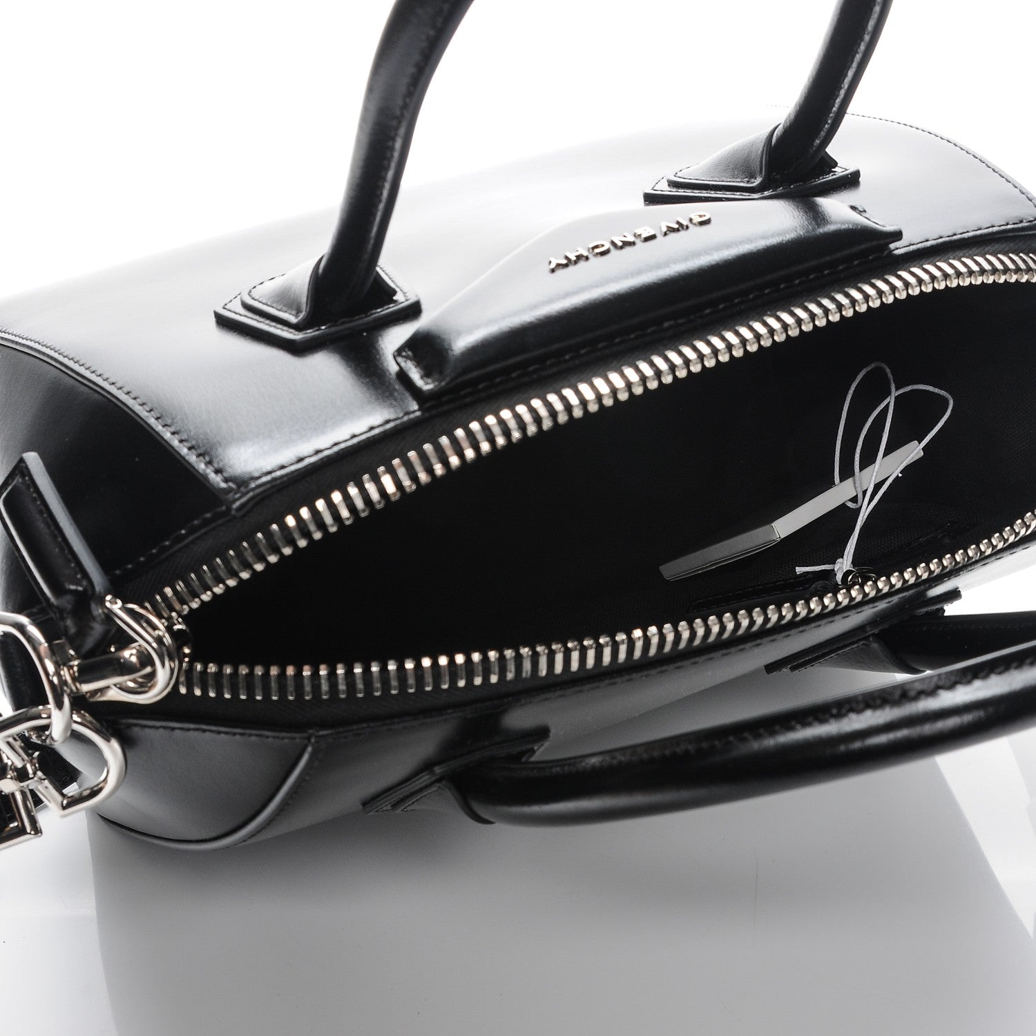 Givenchy Shiny Lord Calfskin Small Antigona Black 5 of 7