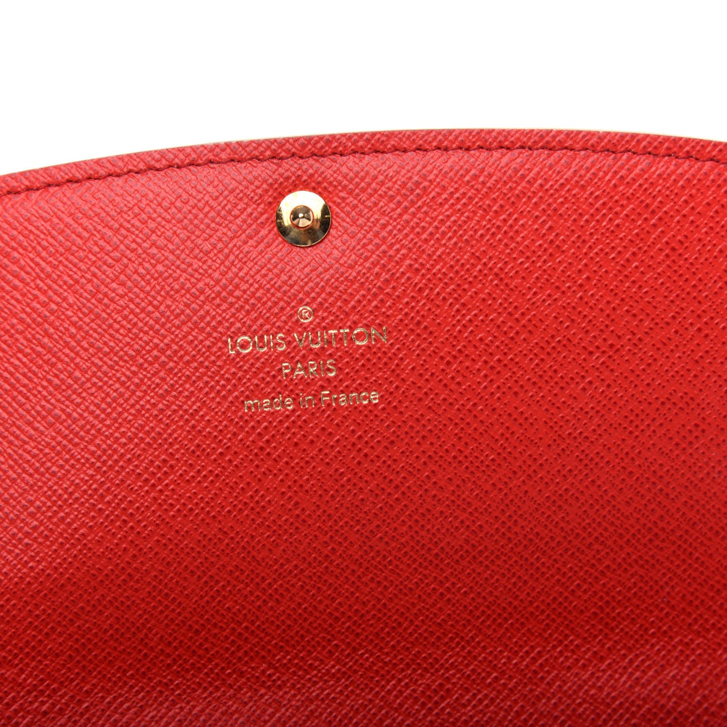 Monogram Bloom Flower Emilie Wallet Coquelicot