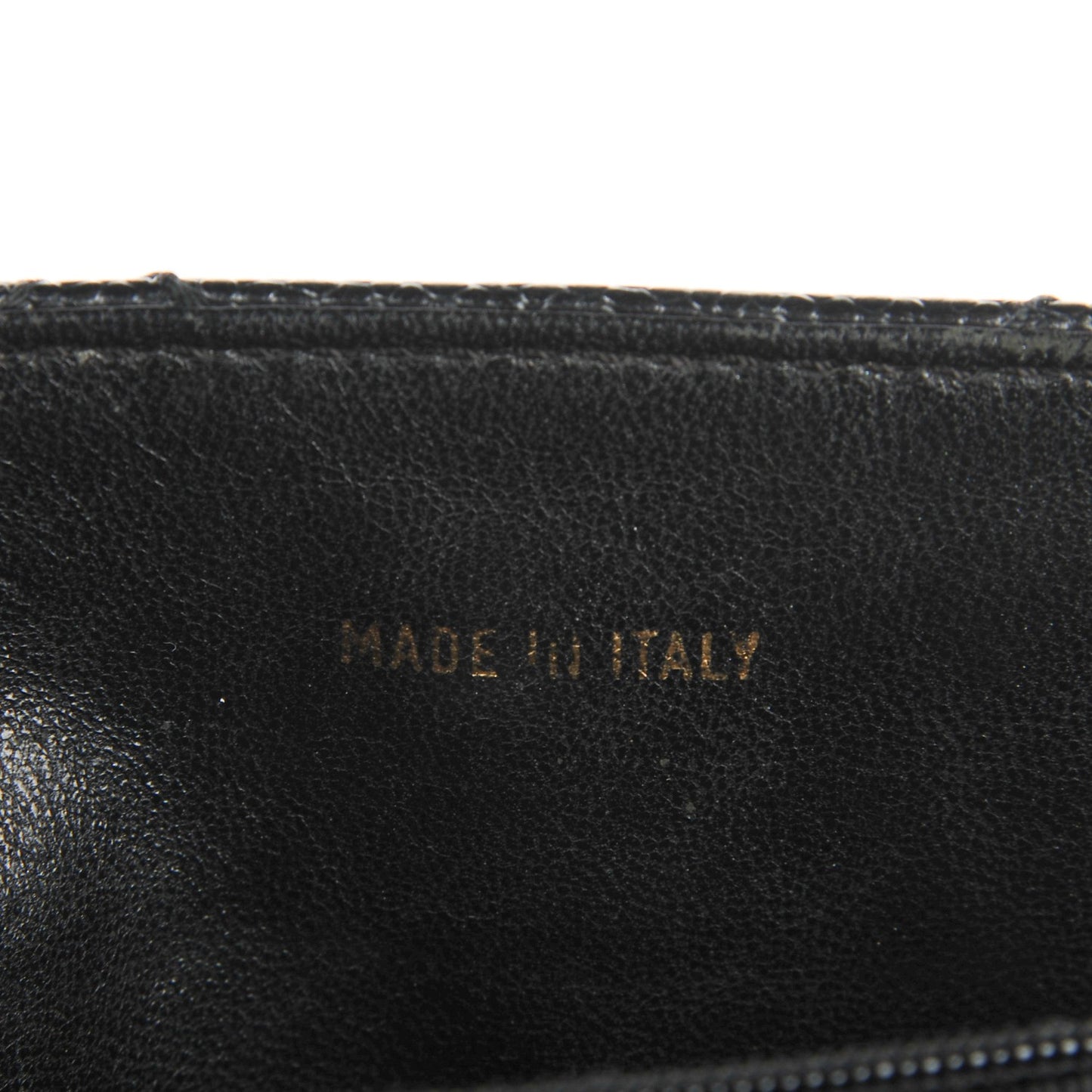 Caviar Quilted Single Flap Black