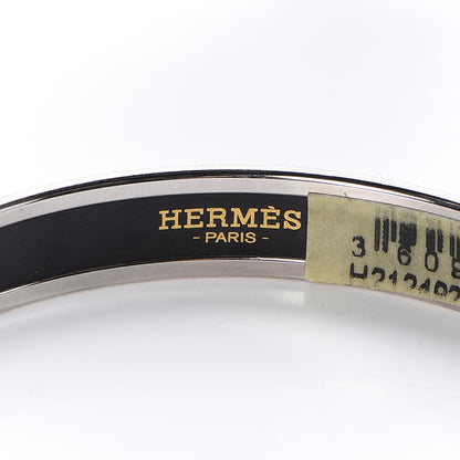 Hermes Enamel Printed Narrow Perspective Cavaliere Bracelet 70 5 of 6