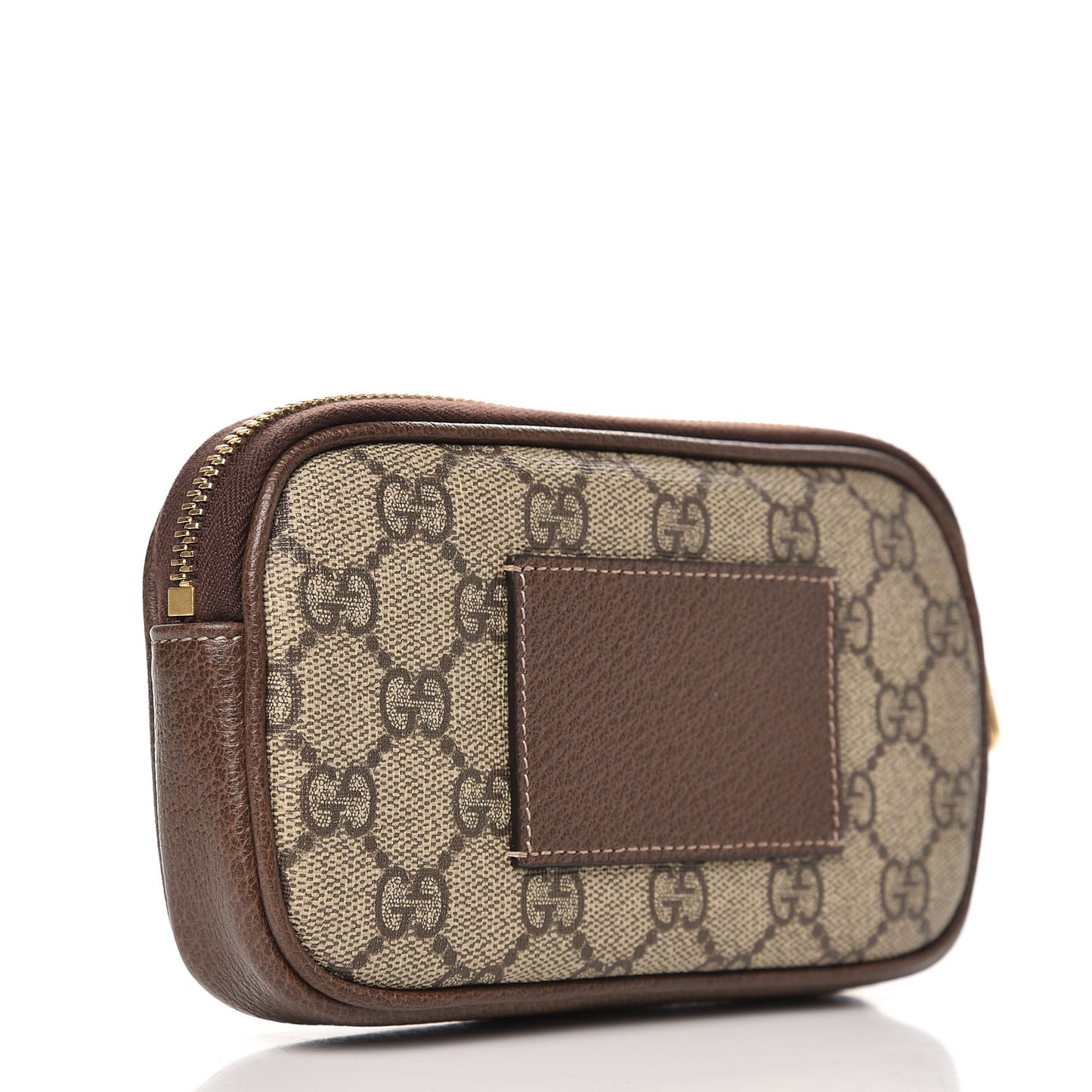 GG Supreme Monogram Ophidia Belted iPhone Case 105 42 Dark Brown