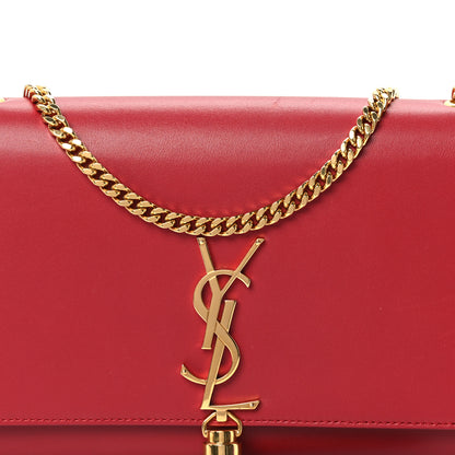 Saint Laurent Smooth Calfskin Medium Classic Monogram Kate Tassel Satchel New Lipstick 9 of 11