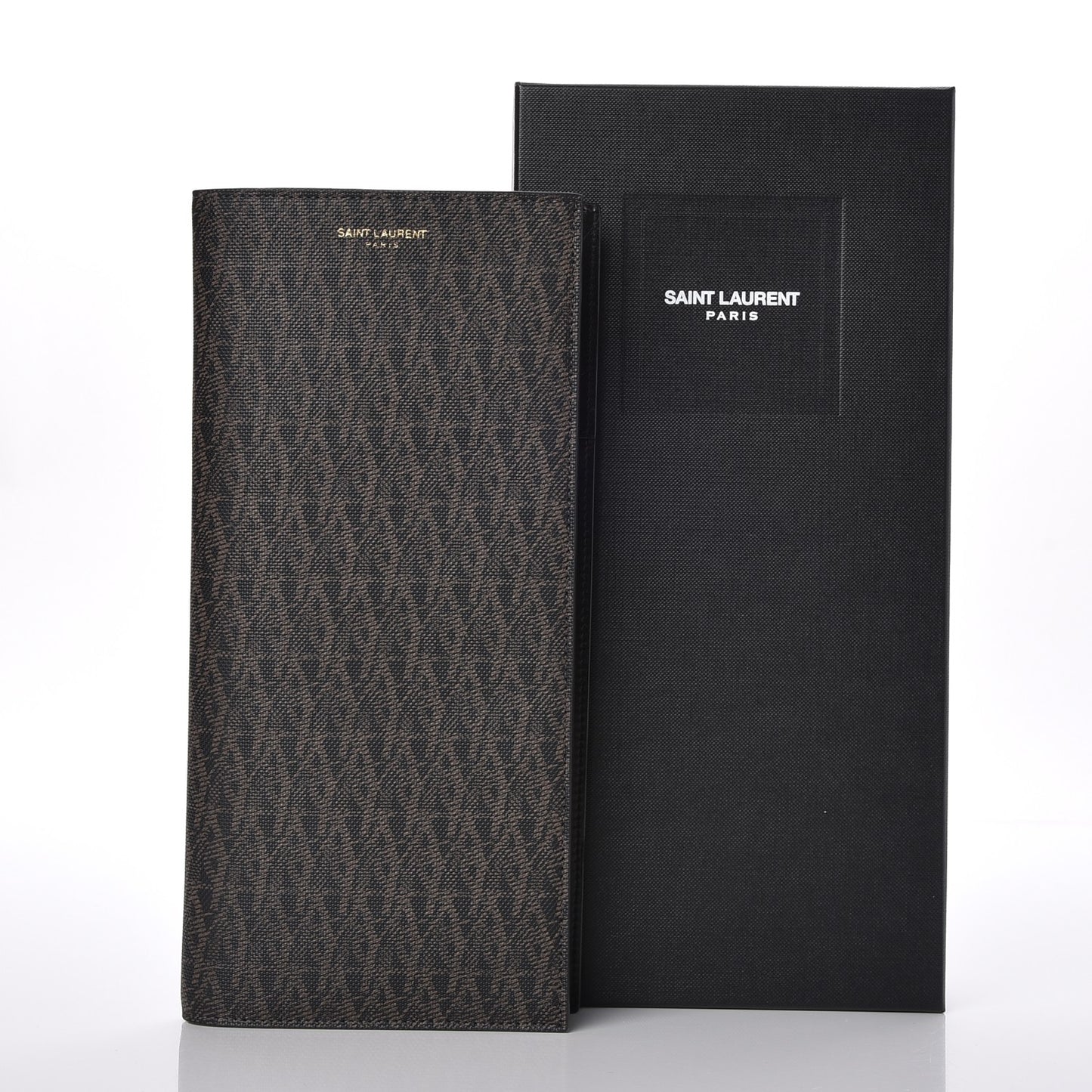 Classic Toile Monogram Travel Document Case Black