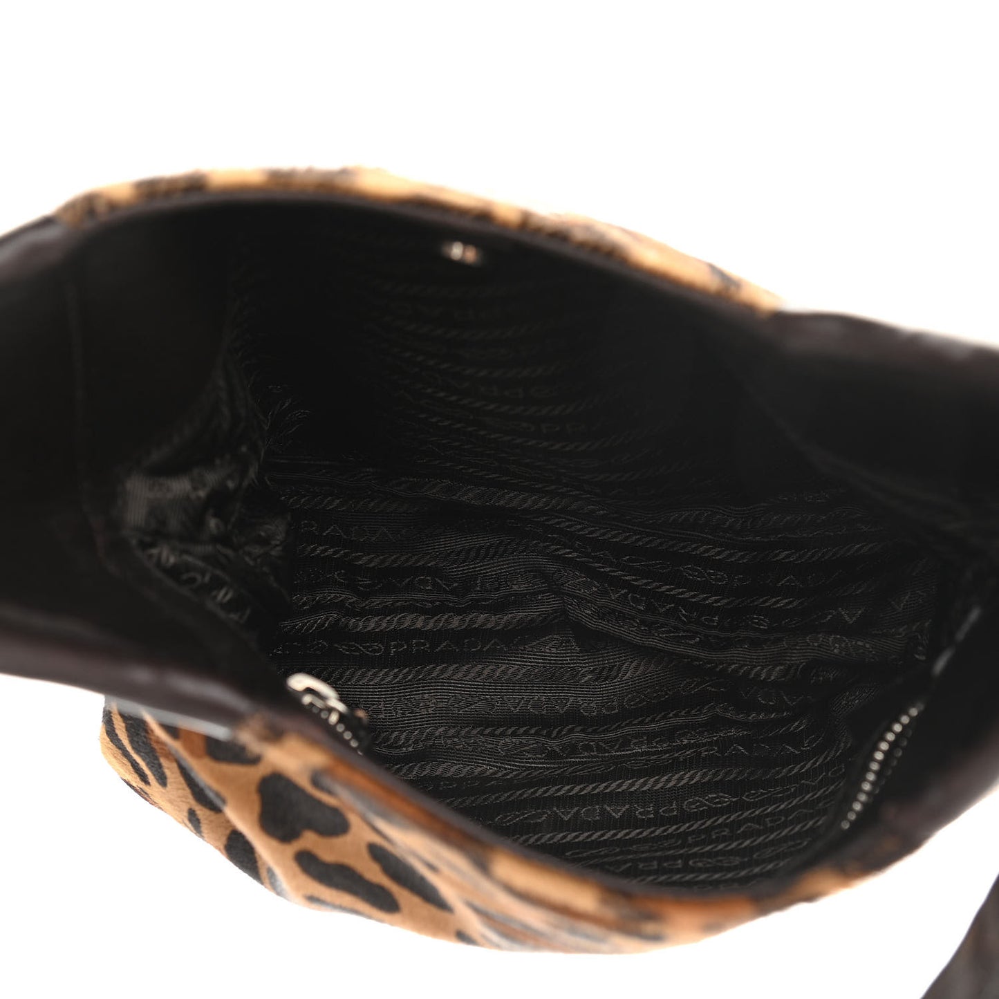 Calf Hair Leopard Print Hobo Miele Moro