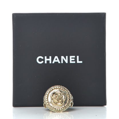 Chanel CC Camellia Ring 5 Gold 5 of 5