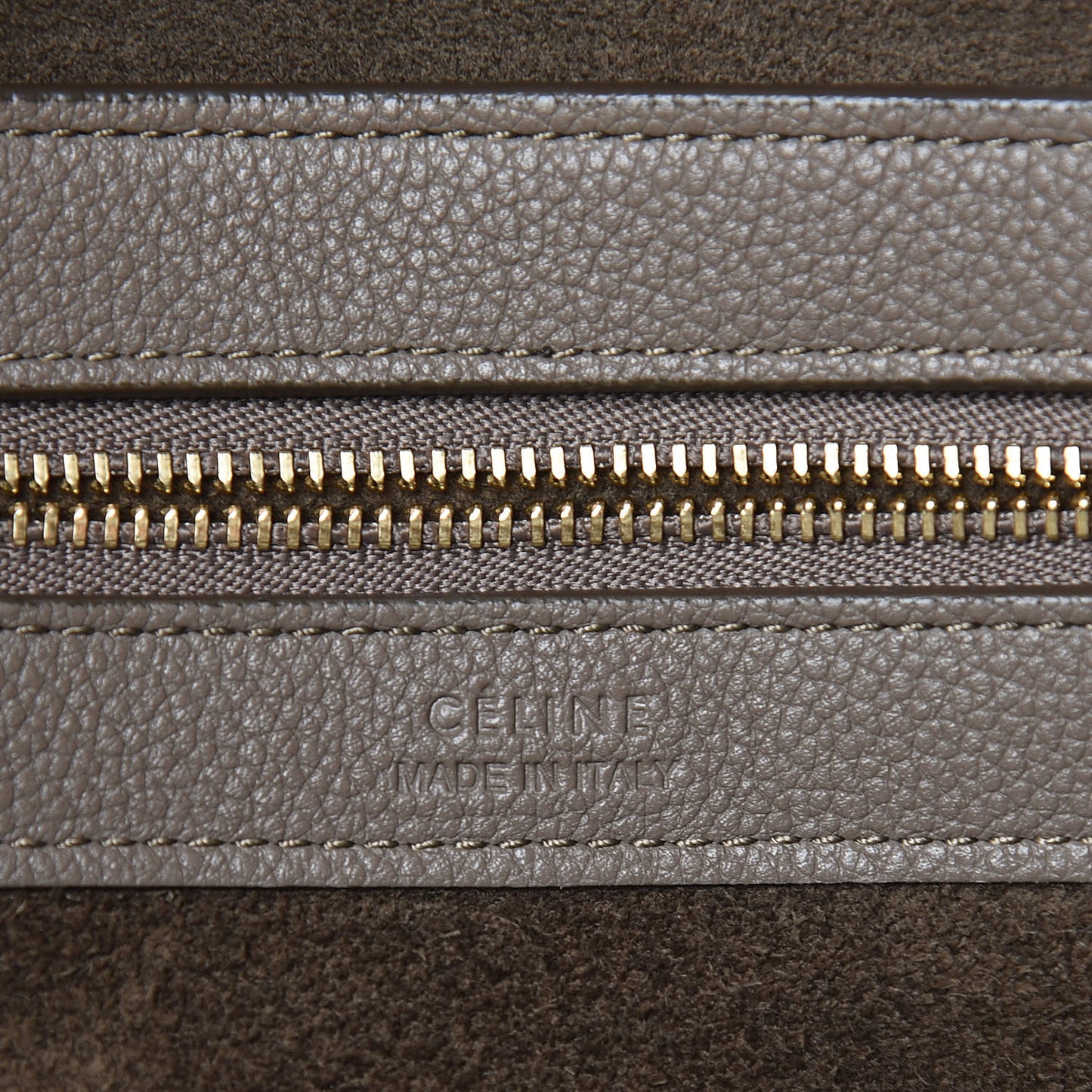 Soft Grained Calfskin Small Belt Cabas Phantom Taupe