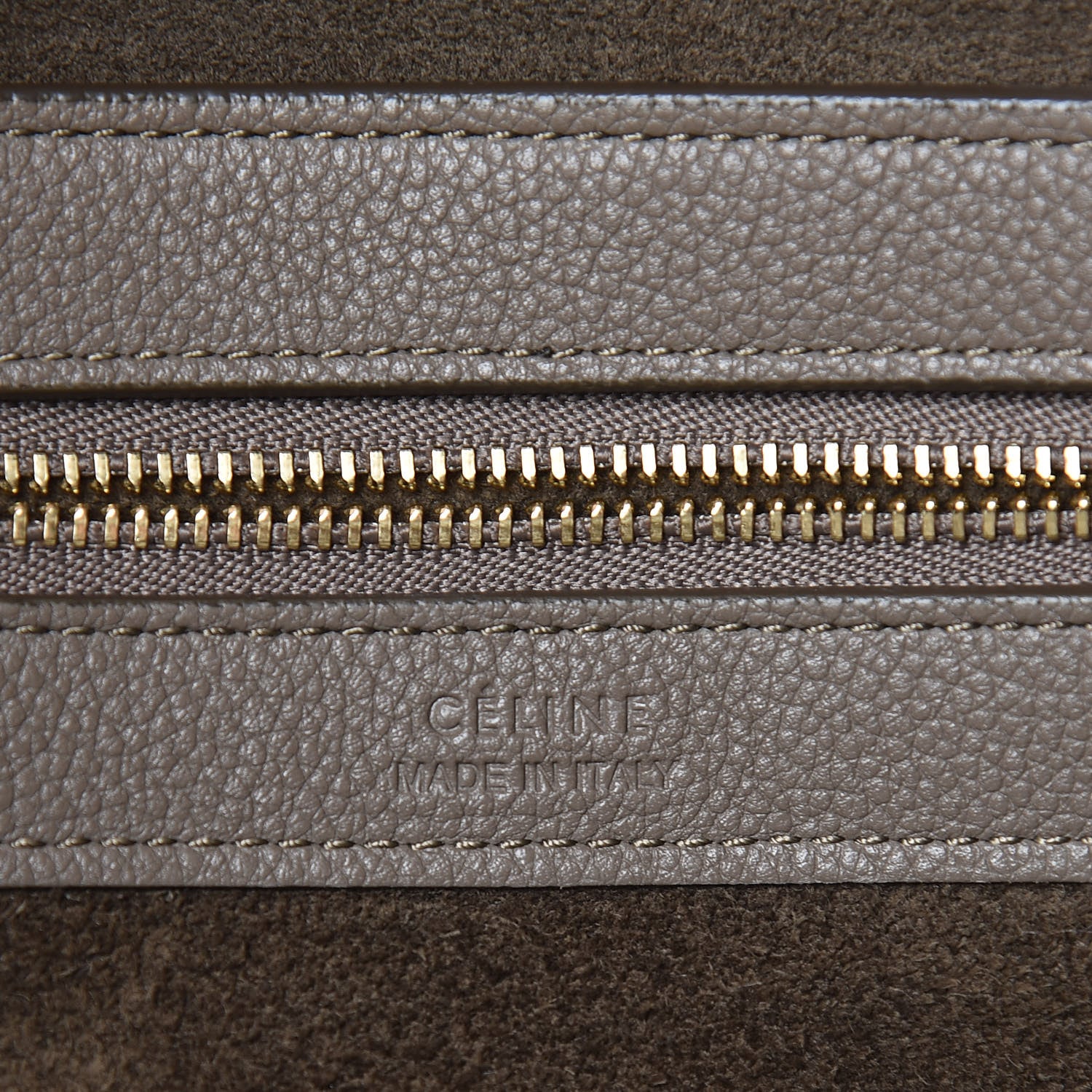 Celine Soft Grained Calfskin Small Belt Cabas Phantom Taupe 7 of 10