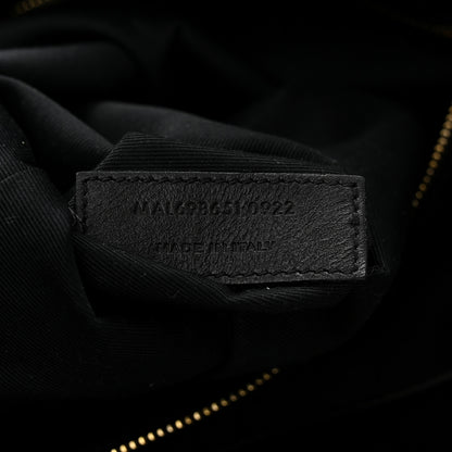 Saint Laurent Lambskin Quilted Maxi Icare Shopping Tote Black 7 of 10