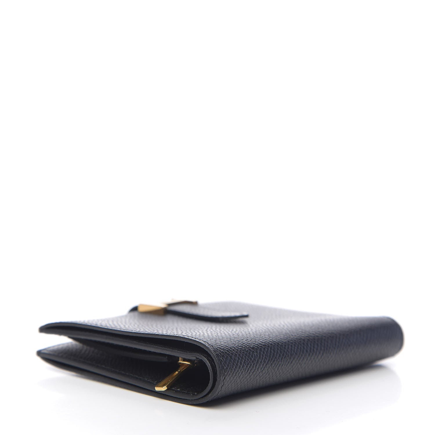 Hermes Epsom Bearn Compact Wallet Black 3 of 6