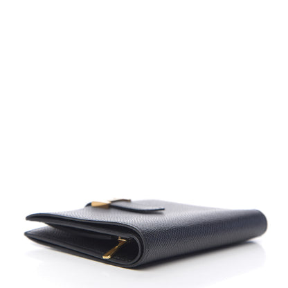 Hermes Epsom Bearn Compact Wallet Black 3 of 6