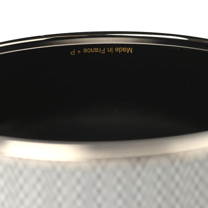 Hermes Enamel Printed Extra Wide Chevron Bracelet 70 Black 5 of 6