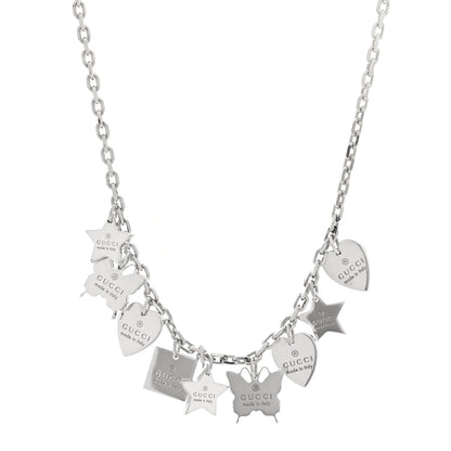 Gucci Sterling Silver Trademark Charm Necklace 1 of 4
