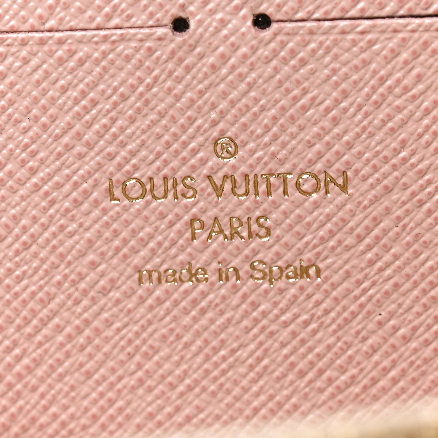 Louis Vuitton Damier Azur Clemence Wallet Rose Ballerine 6 of 7
