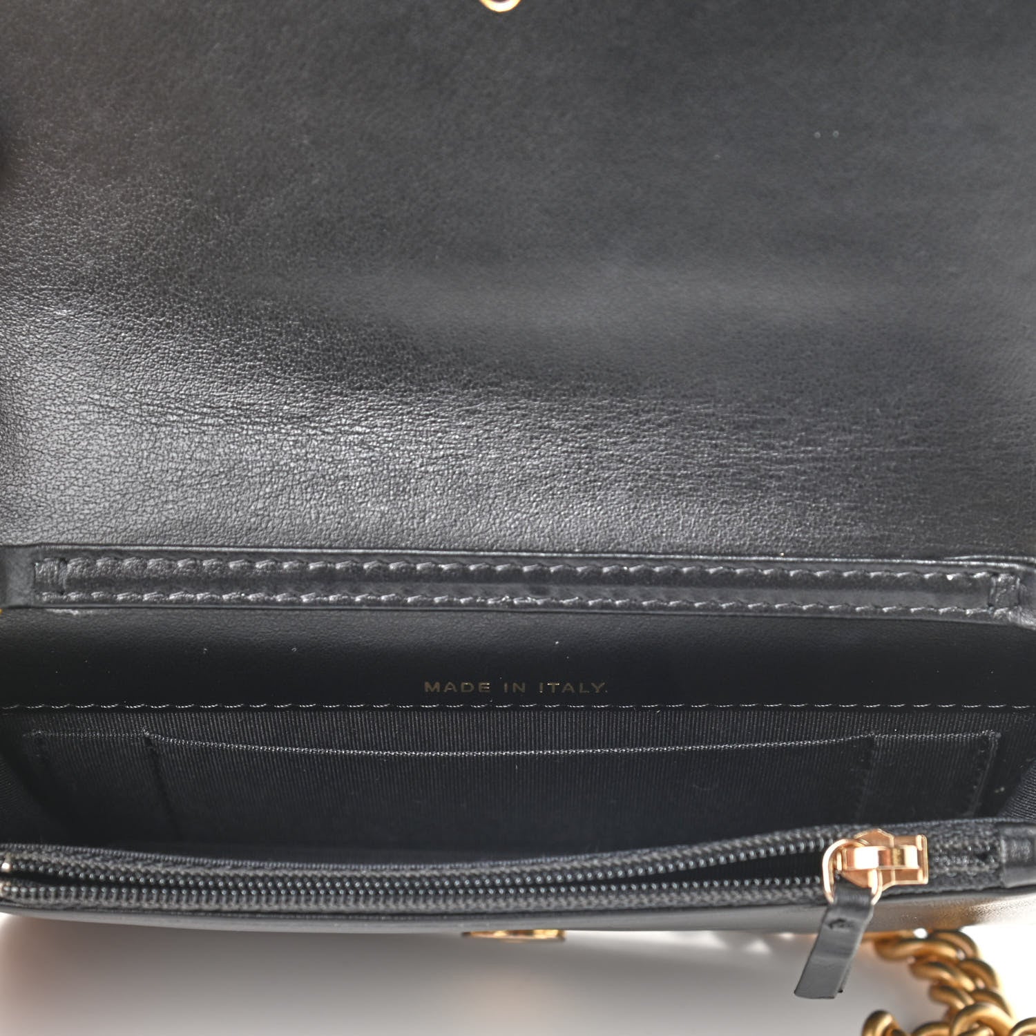 Chanel Caviar Quilted Boy Clutch With Chain Black 7 of 10