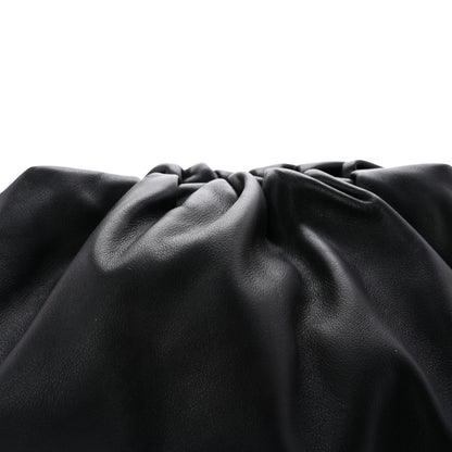 Bottega Veneta Smooth Butter Calf The Pouch Oversized Clutch Black 8 of 10