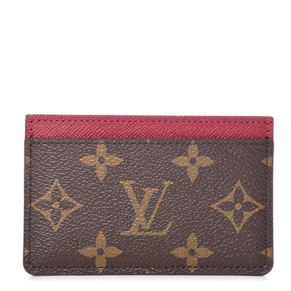 Louis Vuitton Monogram Card Holder Fuchsia 1 of 6