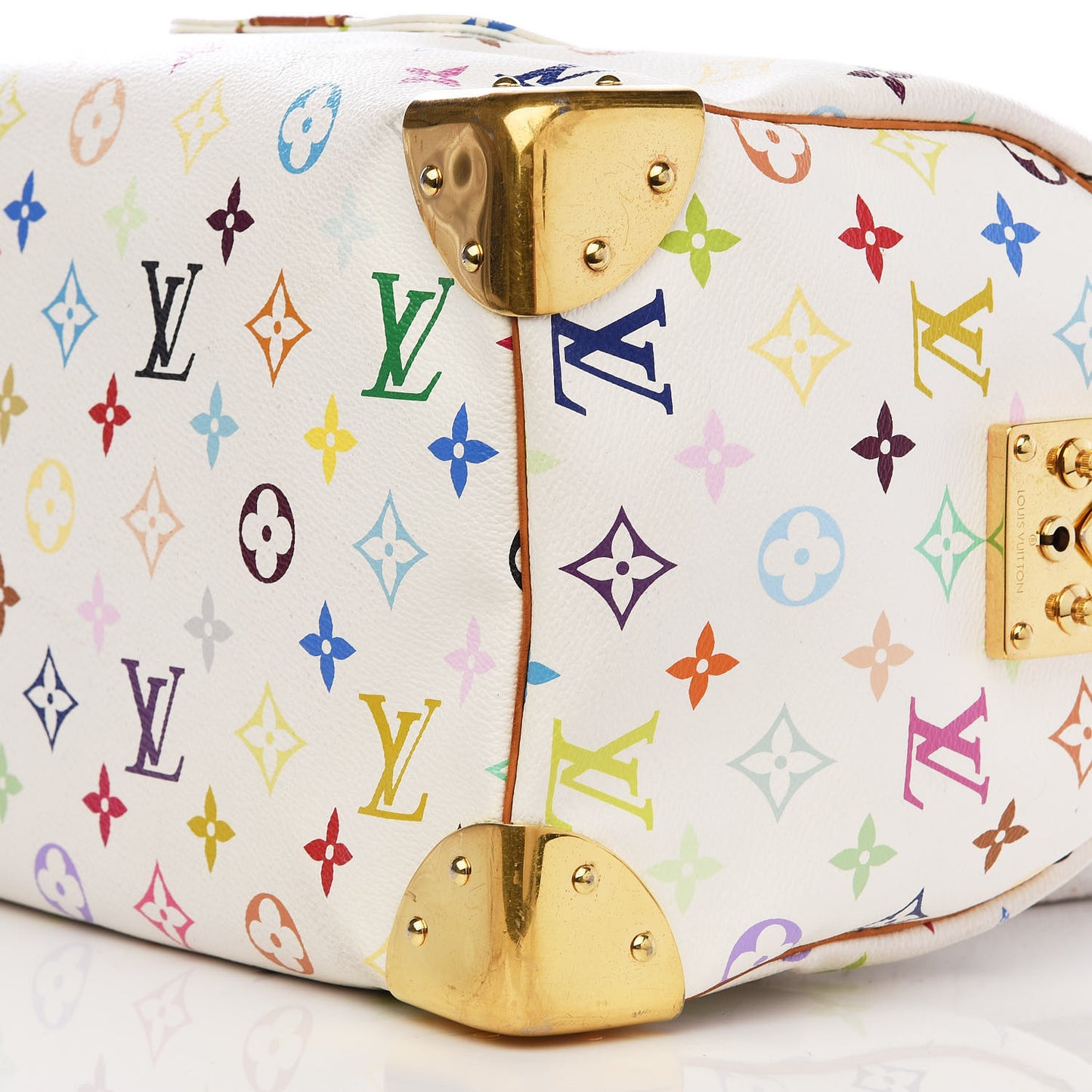 Monogram Multicolor Speedy 30 White