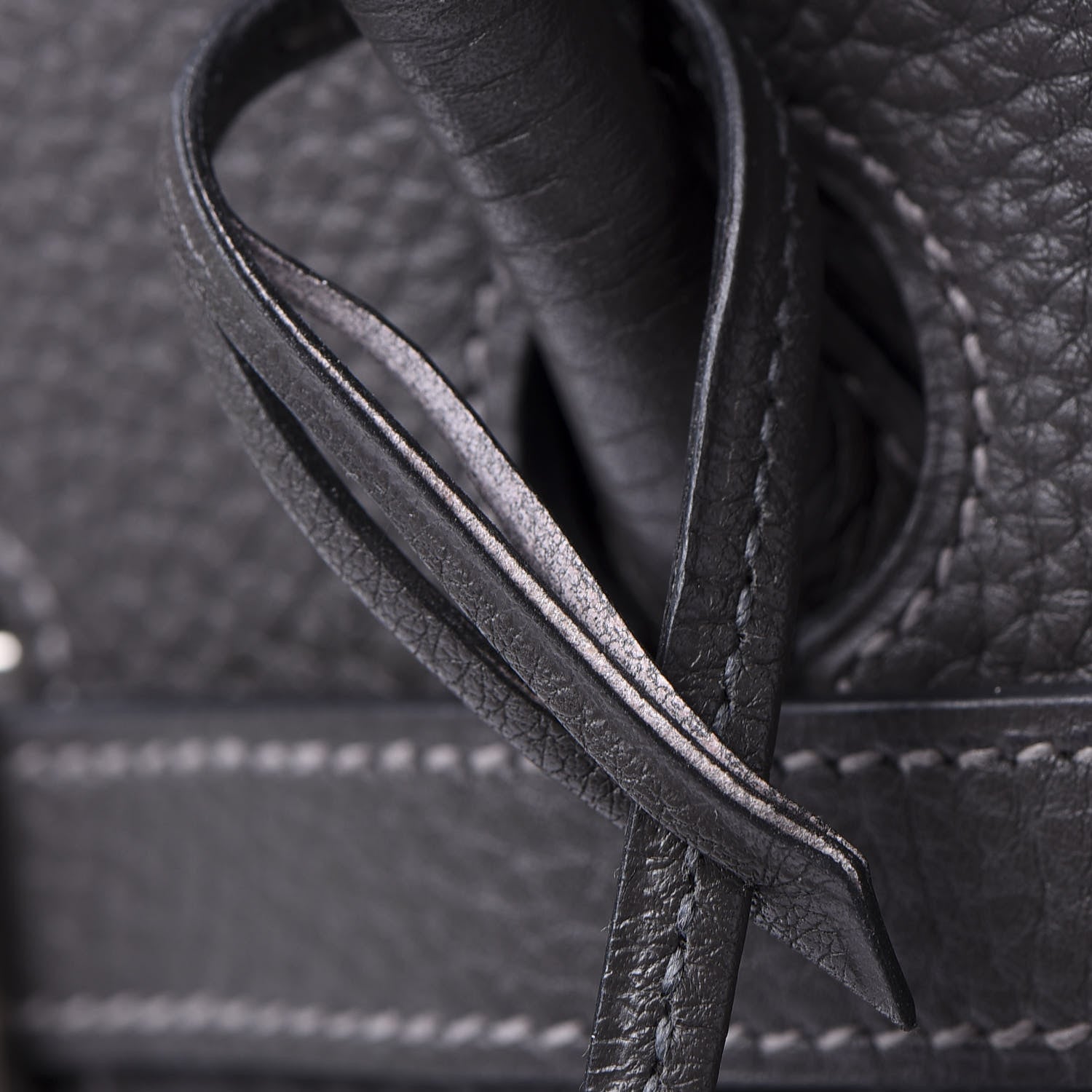 Hermes Taurillon Clemence Birkin 35 Graphite 33 of 33