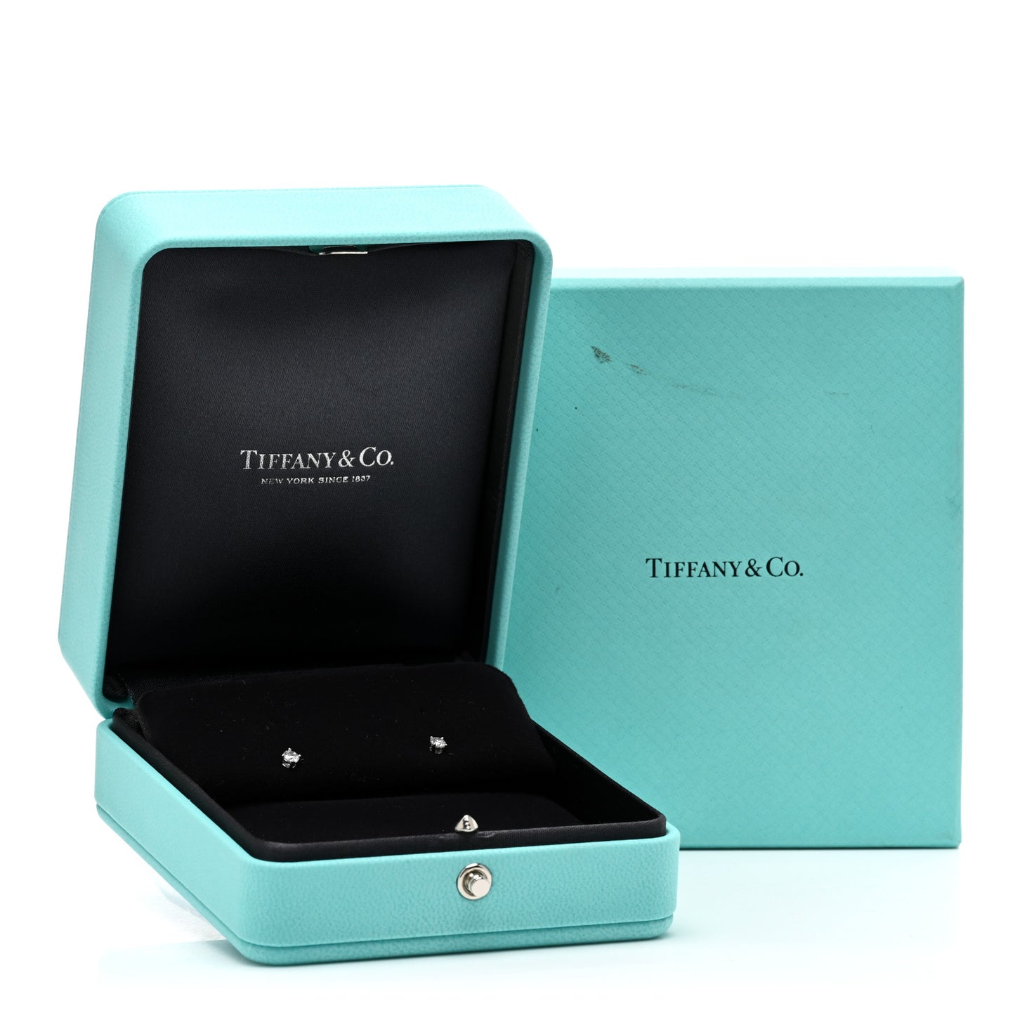 Platinum Diamond .22ctw Solitaire Earrings