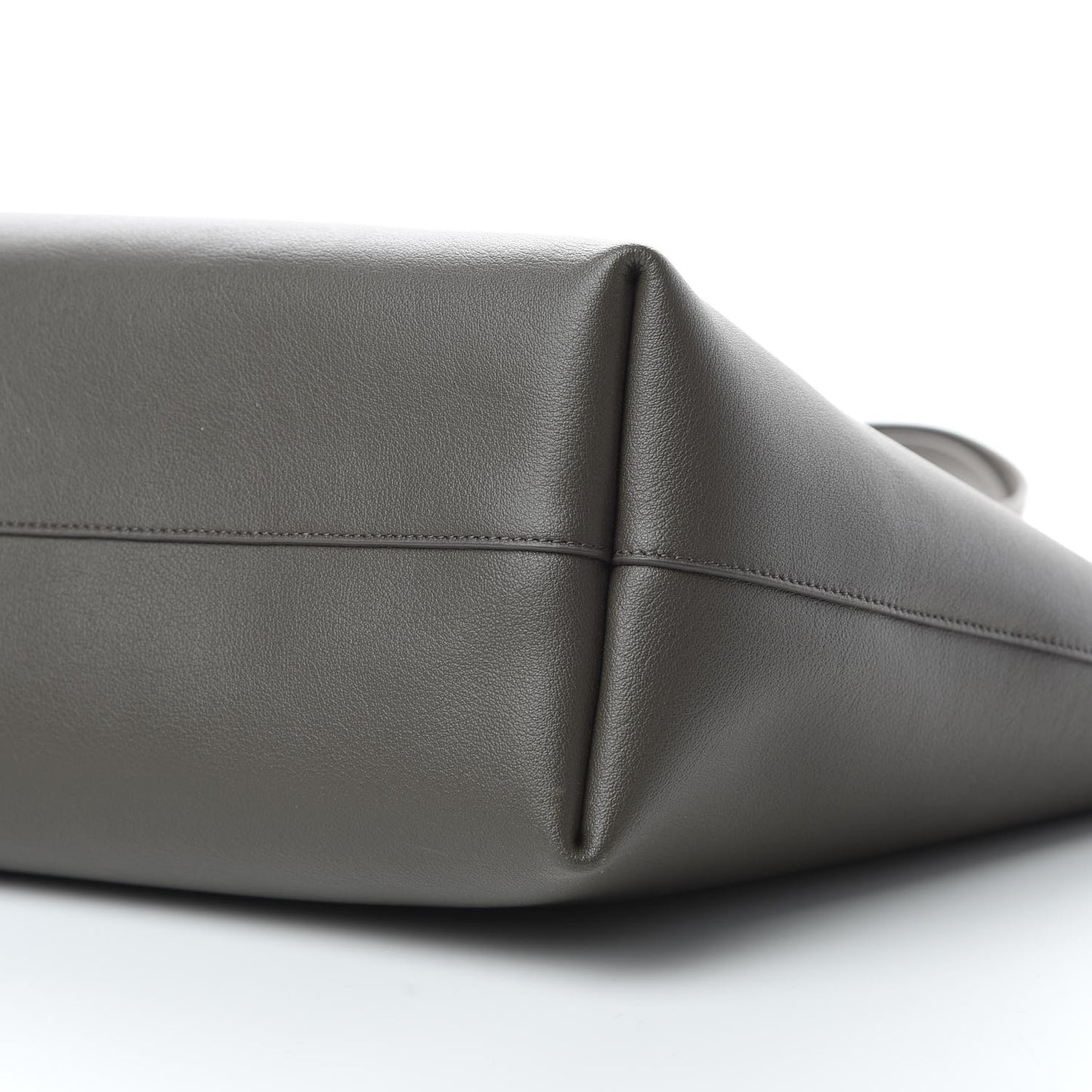 Calfskin Large Shopping Tote Pebble