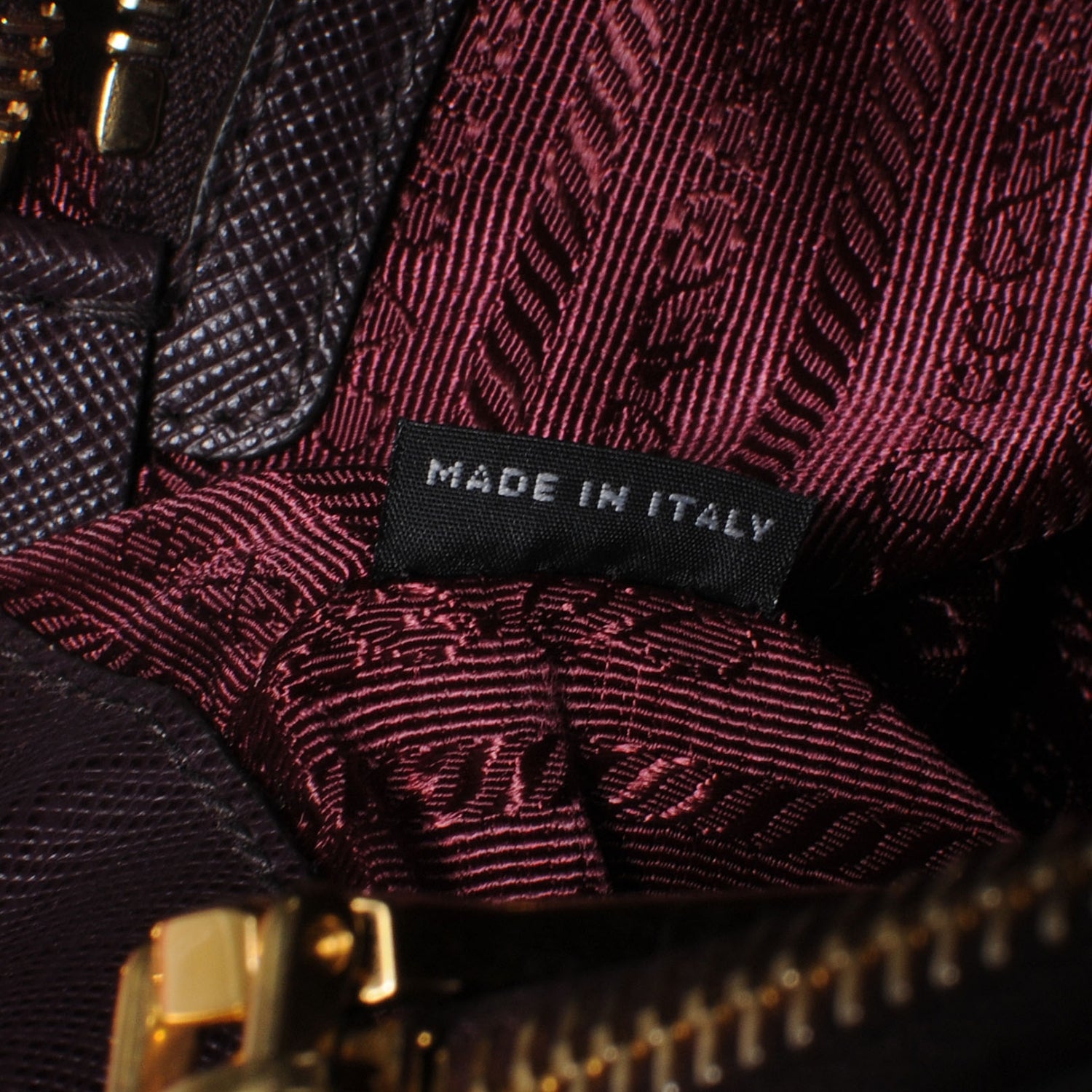 Prada Saffiano Lux Medium Tote Bordeaux 10 of 10