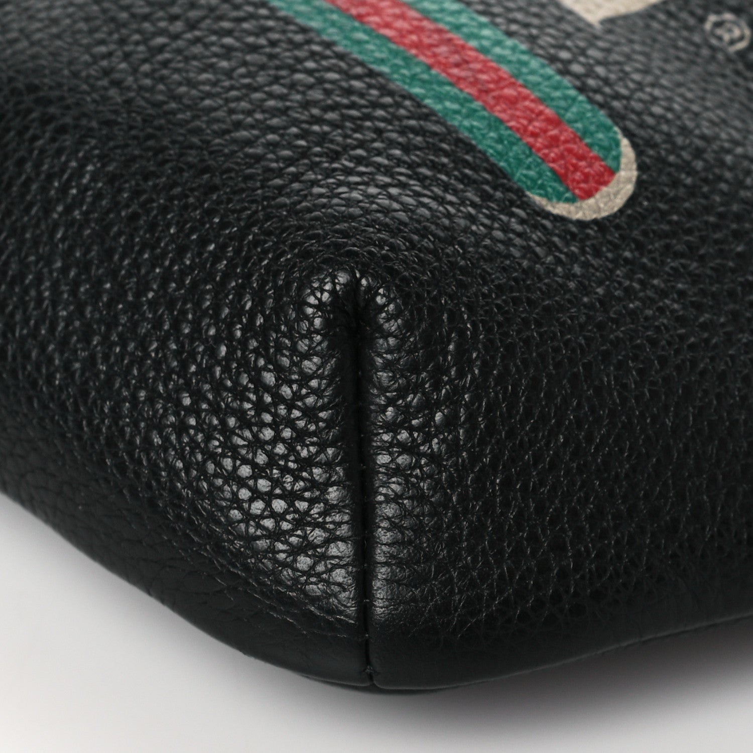 Gucci Grained Calfskin Small Logo Belt Bag Black 9 of 9