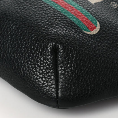 Gucci Grained Calfskin Small Logo Belt Bag Black 9 of 9